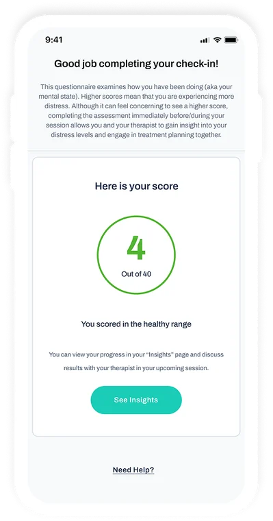 DiveThru mobile app check-in results score screen