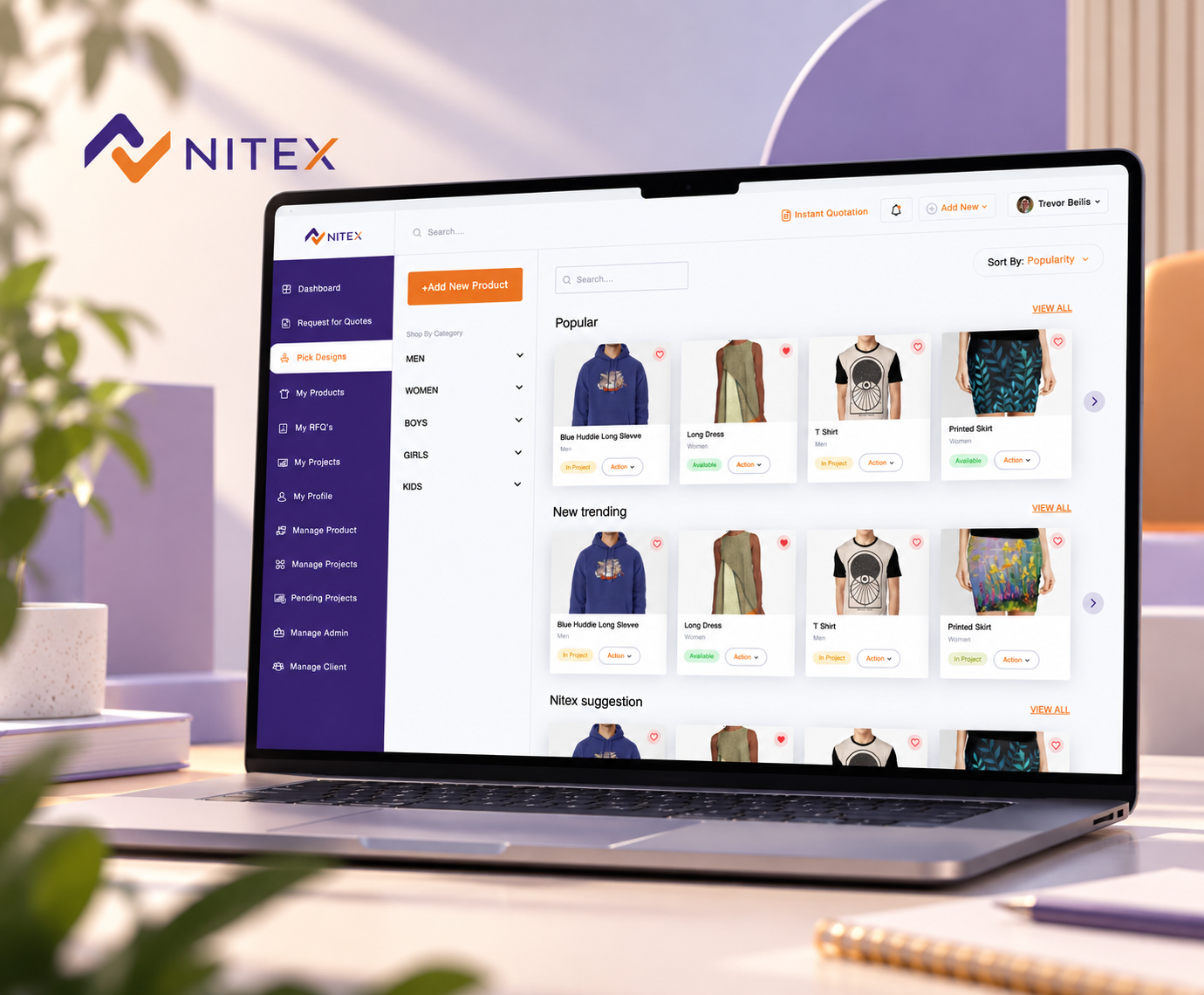Giving Shape to Nitex's First Web Platform
