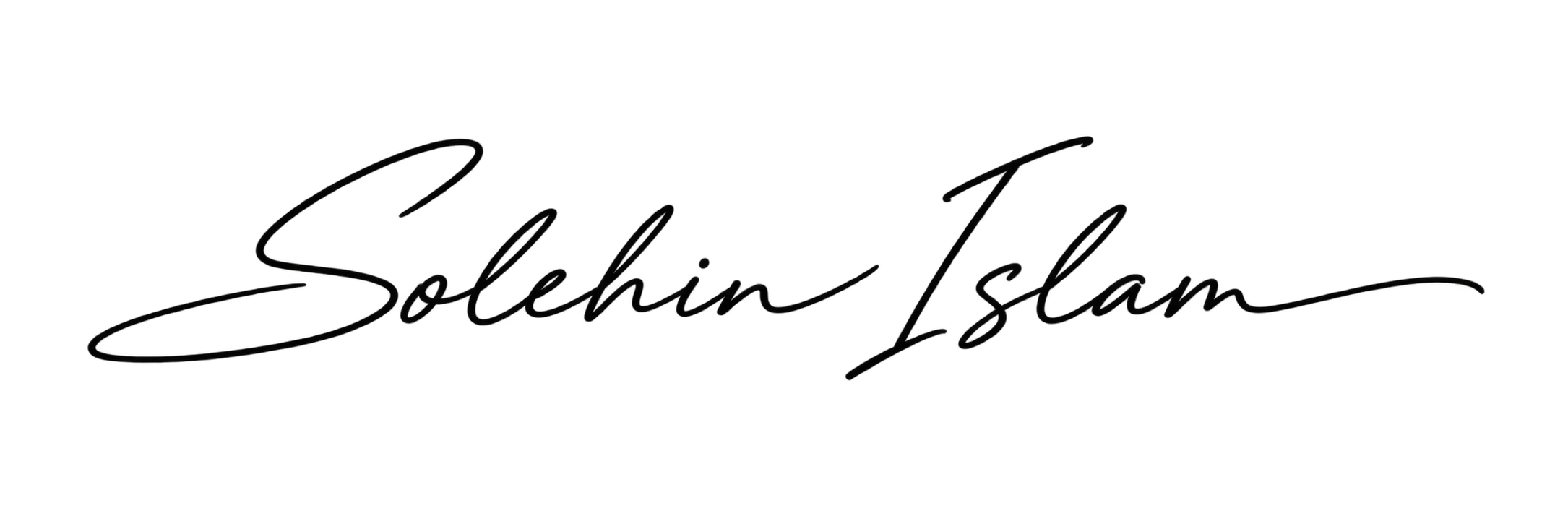 Solehin Islam's signature